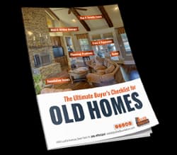 Cover of The Ultimate Buyer's Checklist to Old Homes from Allied Foundation Repair.