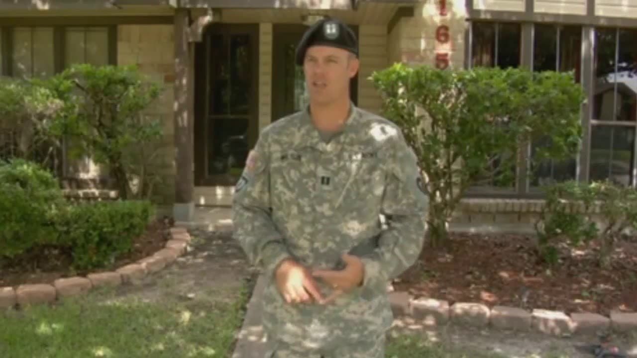 Houston homeowner standing outside after foundation repair